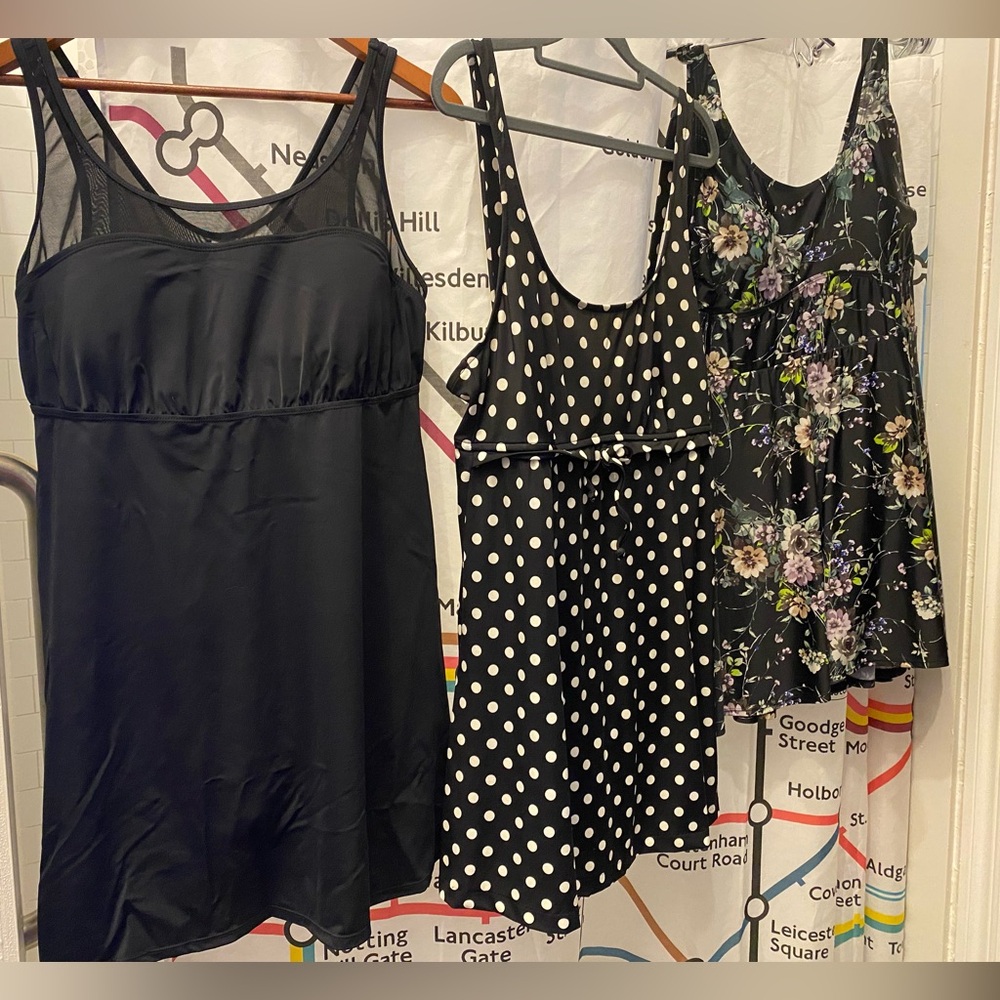 Set of 3 XL ( 16) Modest Swimsuits like new